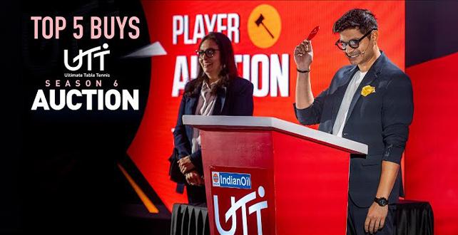 Top 5 Expensive Buys | UTT Season 6 | Auction